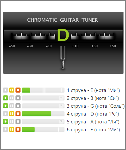 Тюнер для гитары